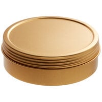 2 oz. Gold Tin with Screw Top - 864/Case