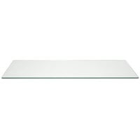 Front of the House 36" x 14" Clear Tempered Glass Buffet Board - 2/Case