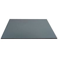 Front of the House 19 inch Square Smoke Tempered Glass Buffet Board - 2/Case