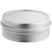 0.25 oz. Silver Flat Tin with Slip Cover - 3600/Case