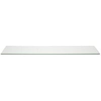 Front of the House 36" x 8" Clear Tempered Glass Buffet Board - 2/Case