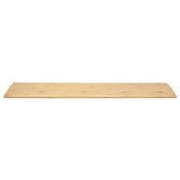 Front of the House 36" x 8" Natural Bamboo Buffet Board - 2/Case