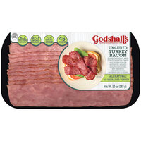 Godshall's Uncured Sliced Turkey Bacon 10 oz. - 16/Case