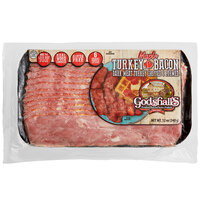 Godshall's Sliced Maple Turkey Bacon 12 oz. - 12/Case