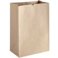 Choice 1/6 70# Brown Paper Barrel Sack - 400/Bundle