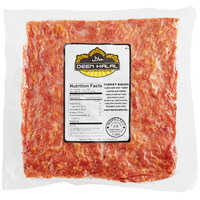 Deen Halal Turkey Bacon Slab 6 lb. - 2/Case