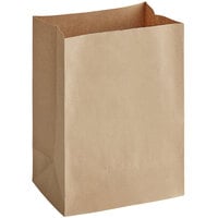 Choice 1/8 52# Brown Paper Barrel Sack - 500/Bundle