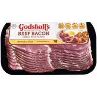 Godshall's Sliced Smoked Beef Bacon 12 oz. - 12/Case
