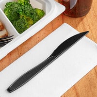 Solo Impress Heavy Weight Black Plastic Knife - 1000/Case