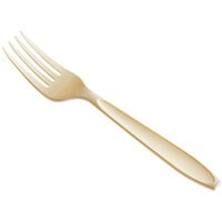 Solo Impress Heavy Weight Champagne Plastic Fork - 1000/Case
