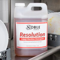 Noble Chemical 2.5 Gallon / 320 oz. Resolution Concentrated Dishwashing Machine Detergent - 2/Case