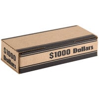 Controltek USA Gray Coin Box - $1000, Dollars - 50/Pack