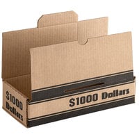 Controltek USA Gray Coin Box - $1000, Dollars - 50/Pack