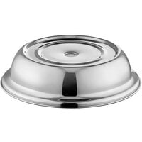 Vollrath 62331 12 11/16 to 12 3/4 Satin Finish Stainless Steel Dome Plate  Cover - 12/Pack