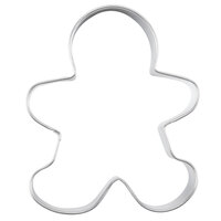 Wilton 2308-1002 3 1/2 inch Metal Gingerbread Man Cookie Cutter