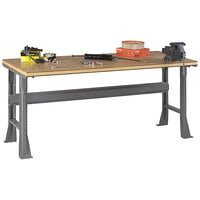 Tennsco 30 inch x 48 inch Compressed Wood Top Workbench with Flared Legs WB-1-3048C