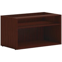 HON Mod 36 inch x 20 inch x 20 inch Traditional Mahogany Low Open Storage Credenza Shell