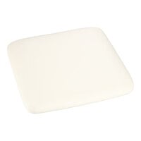 Lancaster Table & Seating Alloy White Vinyl Cushion for Alloy Barstools