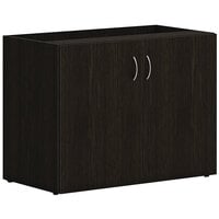HON Mod 36 inch x 20 inch x 29 inch Java Oak Storage Cabinet