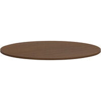 HON Mod 48 inch Round Sepia Walnut Laminate Conference Table Top