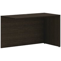 HON Mod 48" x 24" x 29" Java Oak Desk Return Shell