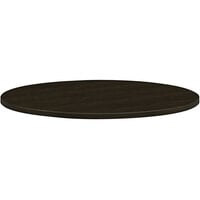 HON Mod 36 inch Round Java Oak Laminate Conference Table Top