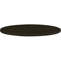 HON Mod 36" Round Java Oak Laminate Conference Table Top