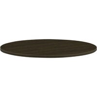 HON Mod 42 inch Round Java Oak Laminate Conference Table Top