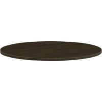 HON Mod 42" Round Java Oak Laminate Conference Table Top