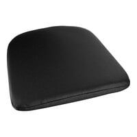 Lancaster Table & Seating Alloy Black Fabric Magnetic Cushion for Alloy Chairs