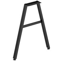 HON Mod 24 inch Black A-Leg for Laminate Worksurfaces