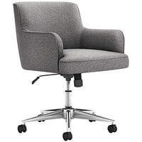 HON Matter Light Gray Multipurpose Chair with Rolling Casters