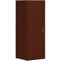 HON Mod 24" x 24" x 65" Traditional Mahogany Laminate Wardrobe