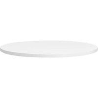 HON Between 36 inch Designer White Round Laminate Table Top