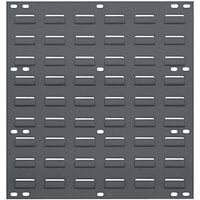 Quantum Grey Steel Louvered Panel, 18 inch x 19 inch