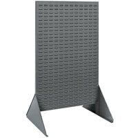 Quantum Grey Steel Double-Sided Louvered Rack, 18 inch x 25 inch