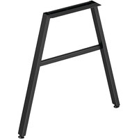 HON Mod 30 inch Black A-Leg for Laminate Worksurfaces