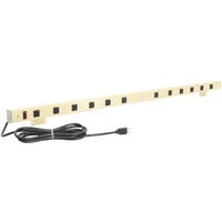 BenchPro 60 inch Beige 8-Outlet Mountable Power Strip A8-60