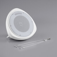 Speco Technologies RMS 5" White Pendant Speaker with Hanging Chain SP30PT - 30W