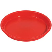Deflecto 13" Red Antimicrobial Kids Round Storage Tray