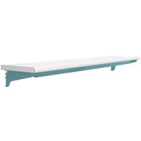 BenchPro 15 inch x 60 inch Light Blue Adjustable Height Formica Laminate Top Shelf TS1560