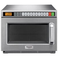 Panasonic NE-17523 Stainless Steel Commercial Microwave Oven - 208/230-240V, 1700W