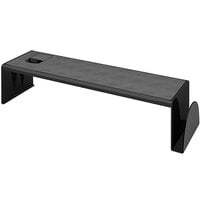 Deflecto Sustainable Office 7 inch x 25 5/8 inch x 6 3/4 inch Black Desk Shelf
