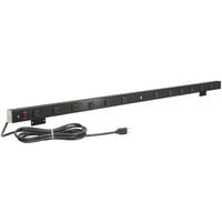 BenchPro 60 inch Black 8-Outlet Mountable Power Strip A8-60
