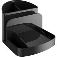 Deflecto Sustainable Office 6 3/4 inch x 5 3/8 inch x 5 inch Black Desk Caddy