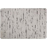 Deflecto 24 inch x 36 inch Gray Marble Rectangle Anti-Fatigue Standing Mat