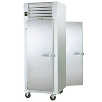 Traulsen G14314P 1 Section Pass-Through Solid Door Hot Food Holding Cabinet with Left Hinged Doors