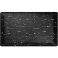 Deflecto 36 inch x 60 inch Black Marble Rectangle Anti-Fatigue Standing Mat