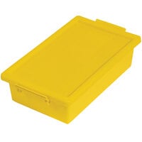 Deflecto 2.5 Qt. Yellow Antimicrobial Kids Storage Tote