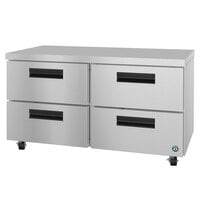Hoshizaki UR60B-D4 Steelheart 60" Stainless Steel Undercounter Refrigerator with Four Drawers